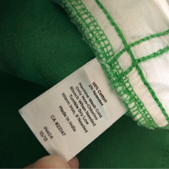 Talbots Curvy Ankle Pants in Green Size 4P - Picture 7 of 11